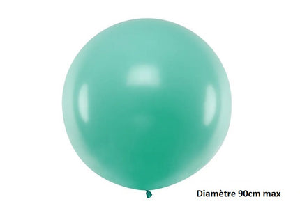 ballon rond géant vert 35gr 90cm
