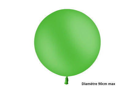 ballon rond géant vert clair 35gr 90cm