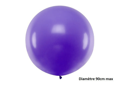 ballon rond géant violet 35gr 90cm