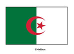 cape poncho drapeau algerie 90x150 cm