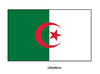 cape poncho drapeau algerie 90x150 cm