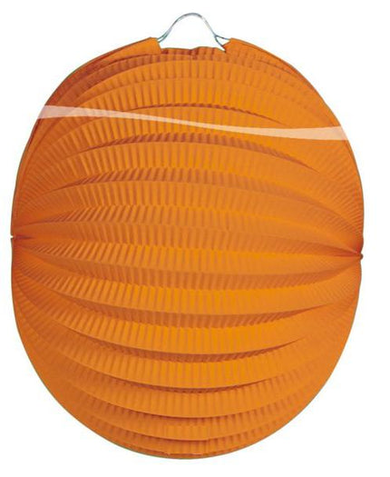 lampion rond orange 22cm
