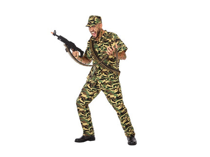 déguisement de militaire homme 3pcs taille xl