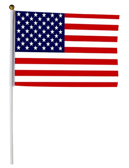 drapeau usa états unis avec baguette 30x45cm