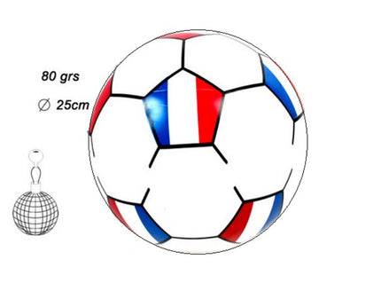 ballon de football taille 4 france pvc 25cm
