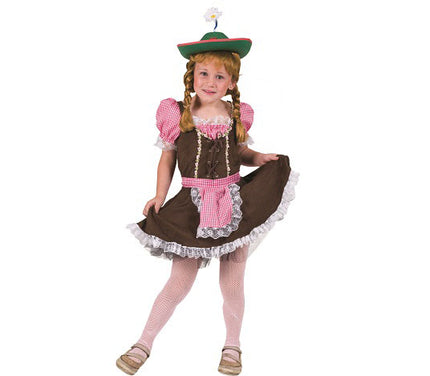 déguisement de tyrolienne rosa enfant taille 116cm