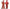 déguisement de pompier rouge enfant taille 140cm