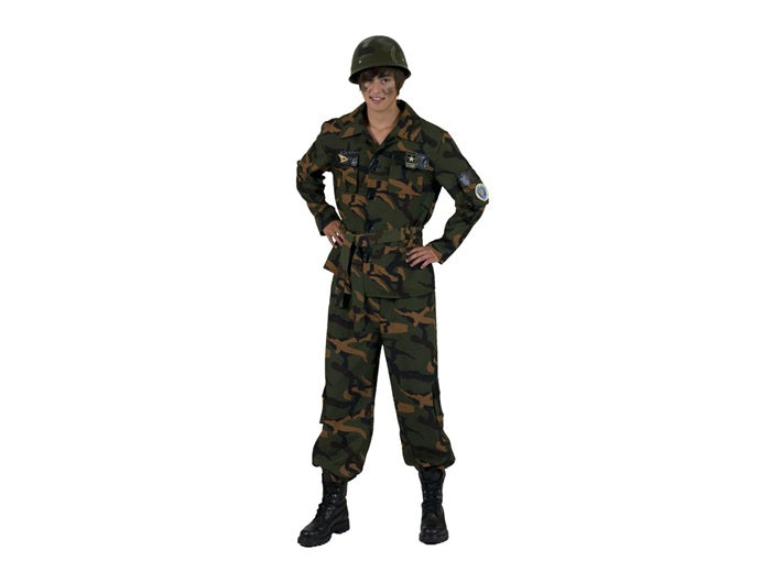 déguisement militaire enfant 2pcs taille 164cm