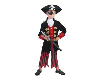 déguisement de pirate david garçon 3pcs taille 116cm