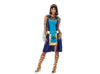 déguisement reine maya bleu 3pcs femme taille l
