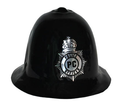casque de police bobby anglais noir