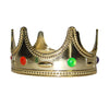 couronne de roi avec incrustations pierres or