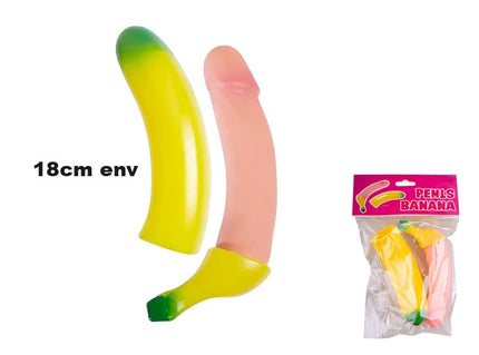 banane gag avec pénis 18cm