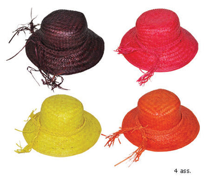 chapeau de paille pour femme orange