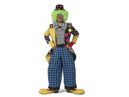 déguisement de clown brian multicolore 2pcs homme taille m/l