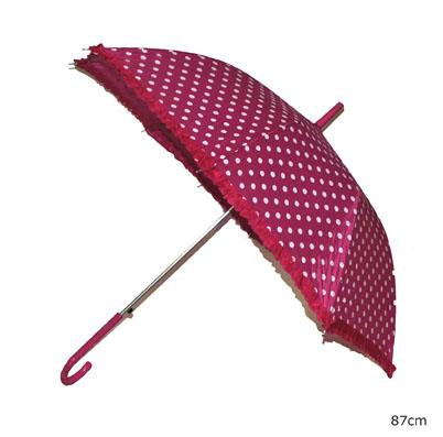 parapluie à pois pink 1m20