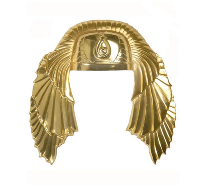 coiffe égyptienne dorée