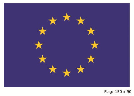 drapeau europe 90x150cm