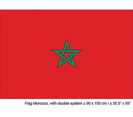 drapeau maroc 90x150 cm