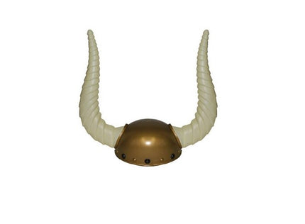 casque viking gaulois avec cornes géantes adulte 35cm