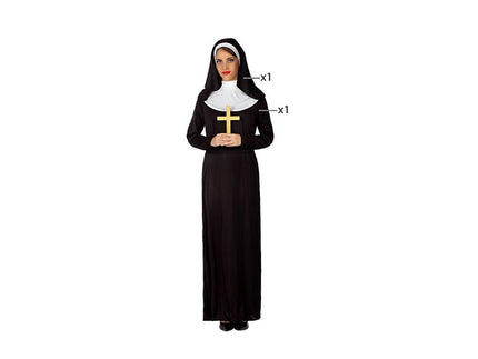 déguisement de religieuse 2pcs femme taille xs/s