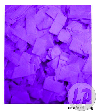 confettis de scène rectangle 1kg violet slowfall