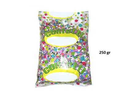 confettis multicolores 250gr