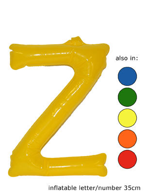 ''z'' lettre gonflable 35cm