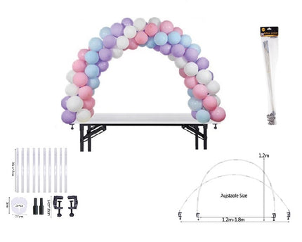 structure arche de table pour ballons 2.4m x 1.8m