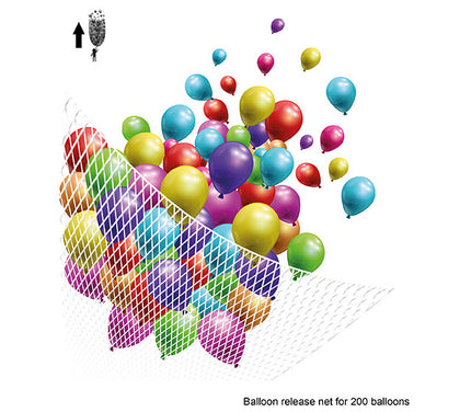 filet release net pour 200 ballons
