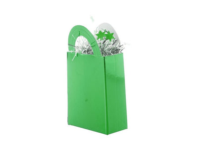 poids pour ballon sac cadeau vert brillant 12cm