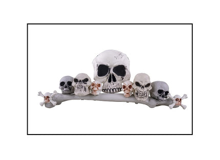 décoration crânes et os 41cm