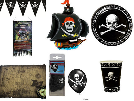 Kit anniversaire décoration Pirate