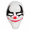 masque de clown démoniaque blanc
