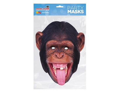 masque carton chimpanzé