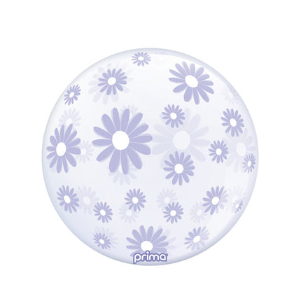 1 Ballon Sphere™ Pale Lavender Daisies 20