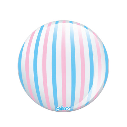 1 Ballon Sphere™ Pink & Blue Stripe 20