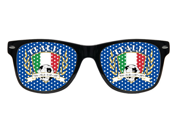lunettes grille italie (bleu)