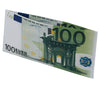 porte-billets motif 100 euros 19cm