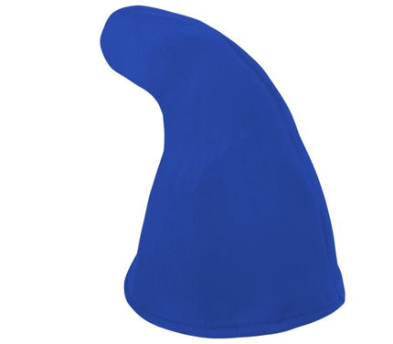 chapeau de lutin nain en feutrine bleu