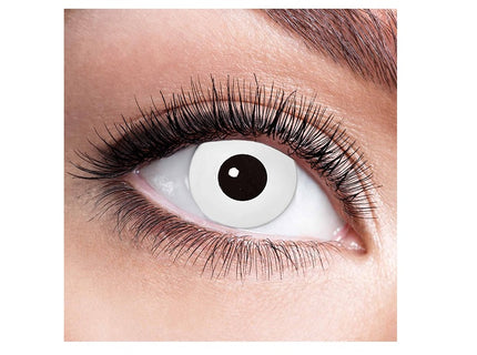 lentilles de contact zombie à iris blanc