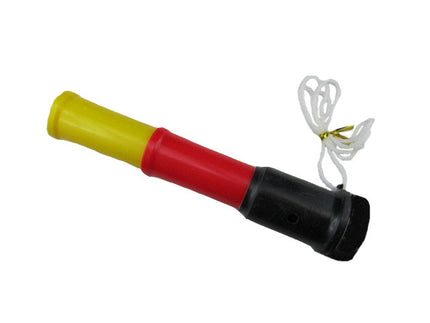 corne air blaster noir & rouge & jaune 21cm