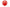 ballon rond géant rouge pastel 1m