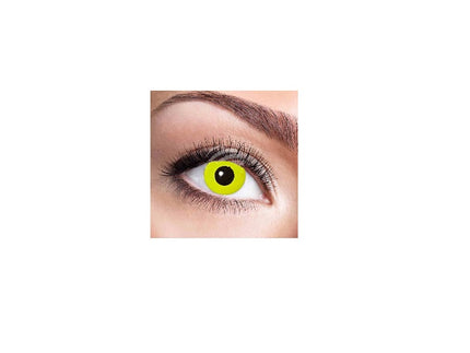 lentilles de contact yellow crow eye