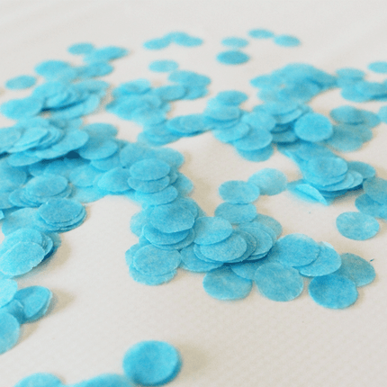 Confetti Papier Rond Bleu 1 Kg