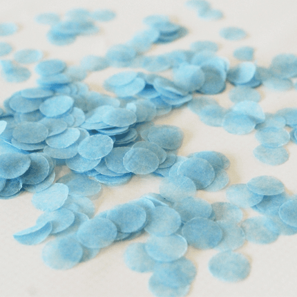 Confetti Papier Rond Bleu Ciel 1 Kg