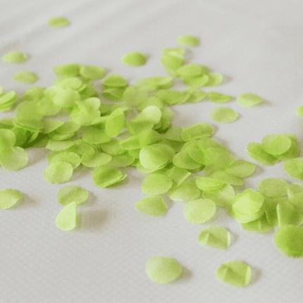 Confetti Papier Rond Vert Limette 1 Kg