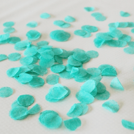 Confetti Papier Rond Turquoise 1 Kg