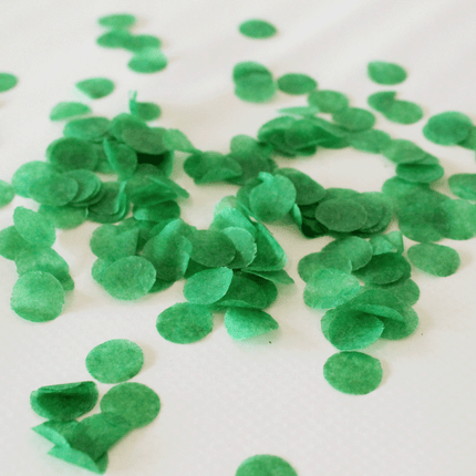 Confetti Papier Rond Vert 1 Kg