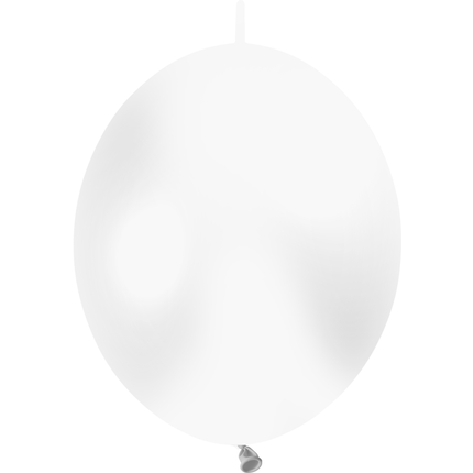 10 Ballons Déco Link 12″ Blanc - Balloonia